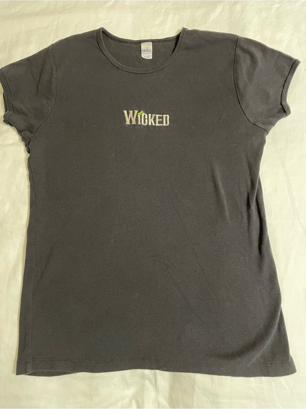 Wicked Logo Black Women's Tee-Size XL